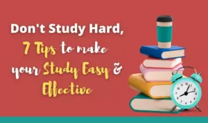 don't study hard make studying easy