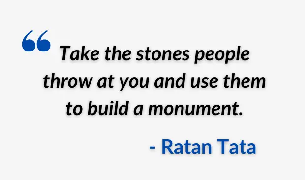 study hard quotes:  Take-the-stones-people-throw-at-you-and-use-them-to-build-a-monument