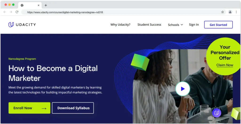 Udacity Digital Marketing Nanodegree