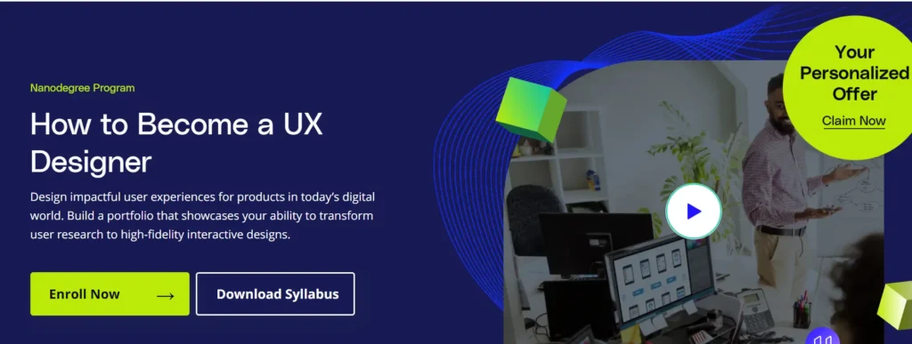 Google UX Design Professional Certificate Alternative: Udacity UX design Nanodegree Program