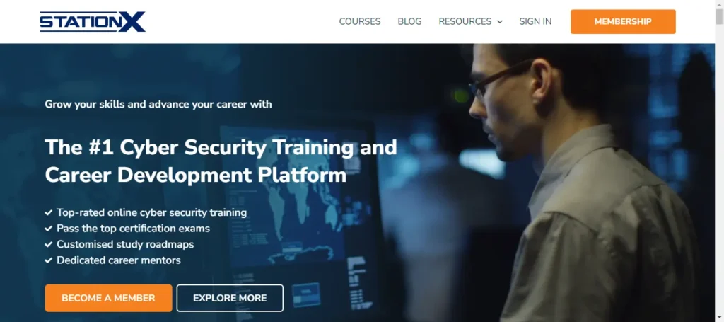 StationX- The Complete Cybersecurity Courses: one of the best cybersecurity courses in 2024 that any beginners can enroll in