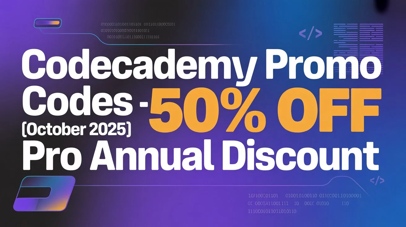 Codecademy coupon code 2025 - 50% off
