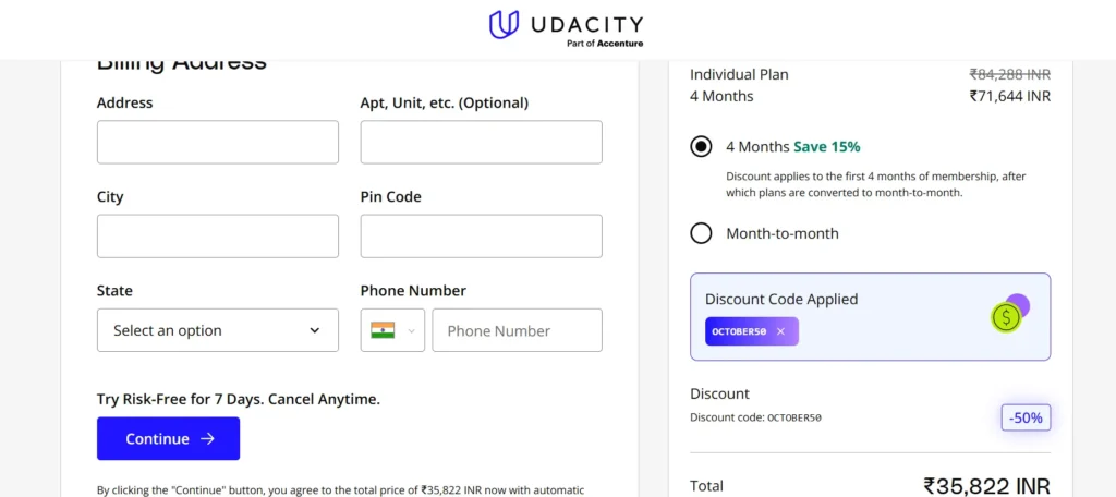 Udacity 50% off sale coupon code - OCTOBER 2025 ( 3 days left!)