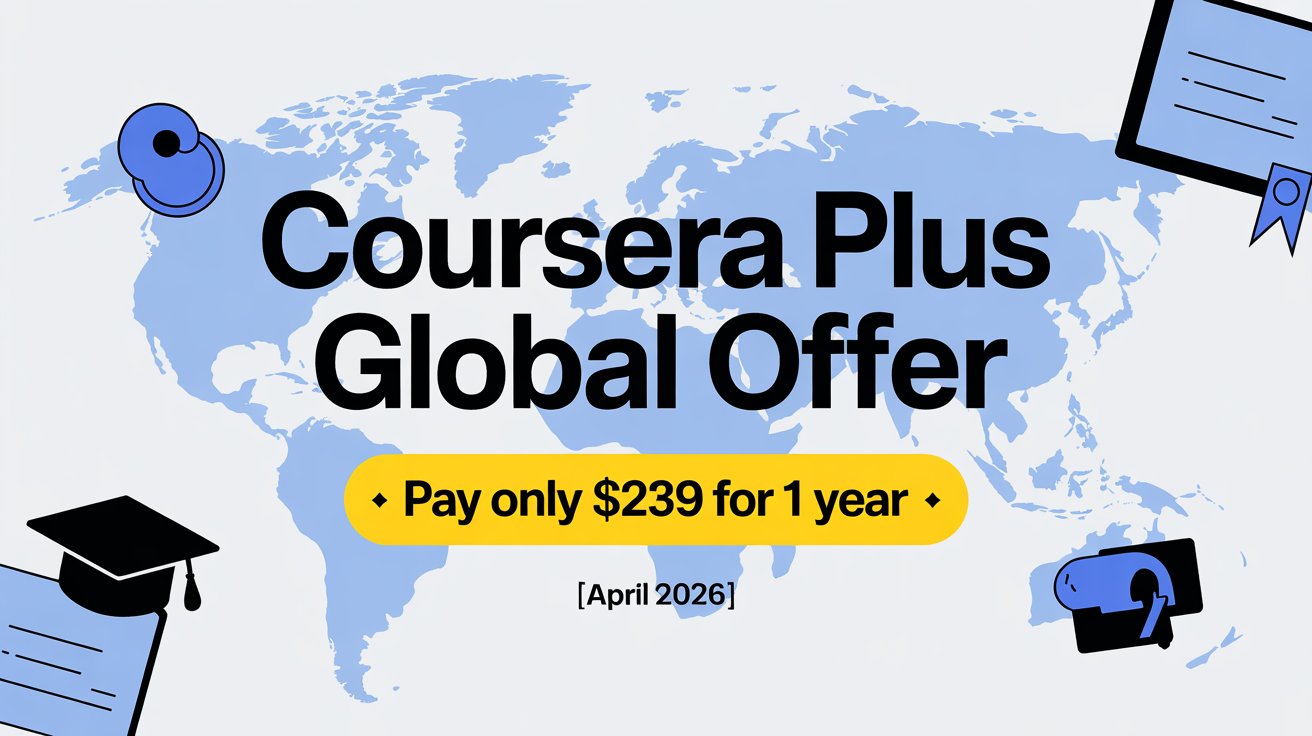 Coursera Plus Spring Sale- $160 Off -April 27, 2026