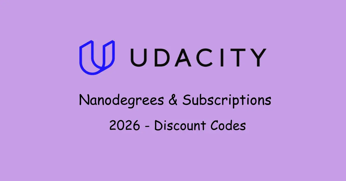 Udacity discount offers, coupons code 2026