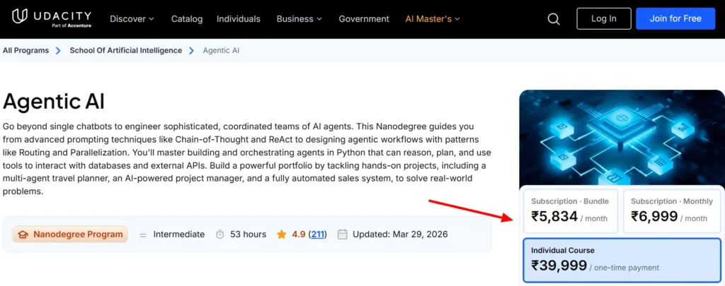 Udacity Nanodegree Pricing