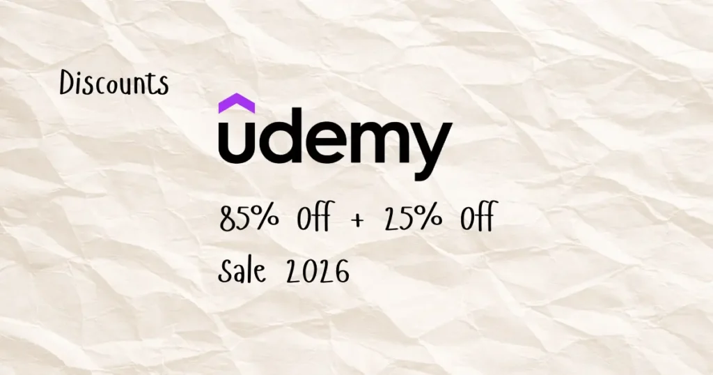 Udemy Discount Offer - 85% OFF - Personal Plan 30% OFF - June 2026 Udemy Sale